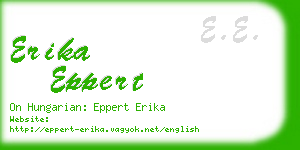 erika eppert business card